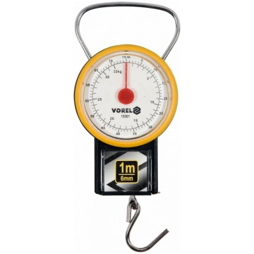 Rokas atsperu svari 32kg ar mērlenti
