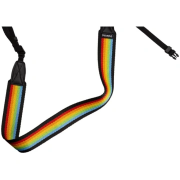 POLAROID kameras siksna plakana (Rainbow Black) (C
