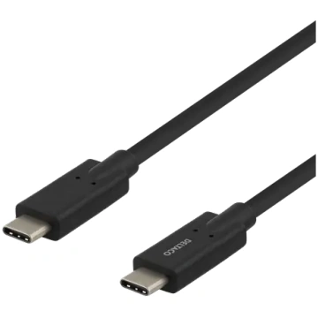 DELTACO USB-C kabelis ar USB-C, 5 Gbit/s, 5A, 2M, 