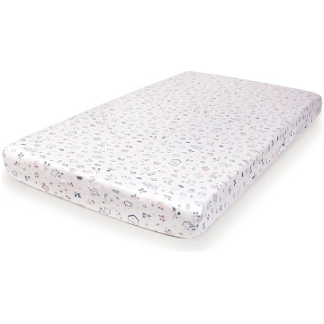 CEBABABY Jersey palags ar gumiju 120x60cm Bird Wor