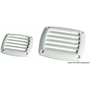 Ventilācijas reste balta 85X85mm (53.273.27) Oscul