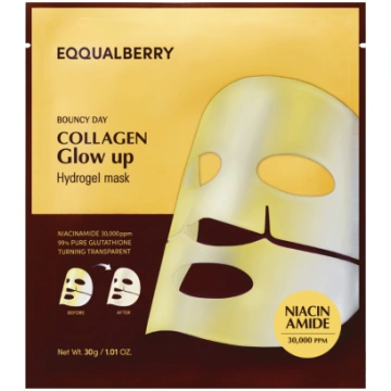 Eqqualberry - Collagen Glow up Hydrogel Mask 88098