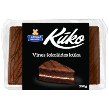 Kūka Vīnes šokolādes Kūko LATVIJAS MAIZNIEKS 350g 