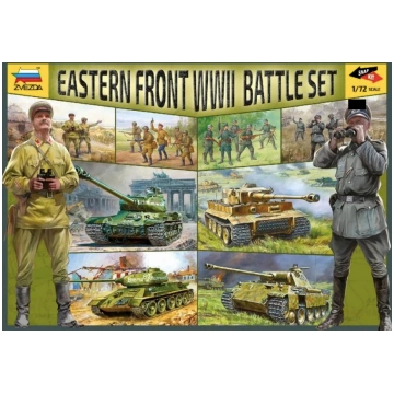 Zvezda 5203 Eastern Front WWII Battle Set līmējams