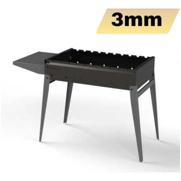 Saliekams grils Classic 600 ar plauktu (3mm)