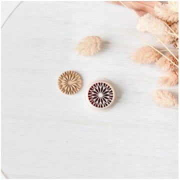 Polymer Clay Cutter Set, Mandala Circle Earrings S