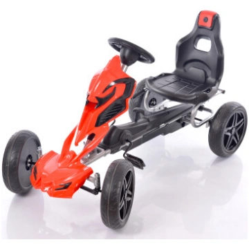Velokarts (Velomobilis) Go-Kart 1504 sarkans (5-12