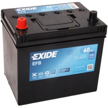 EXIDE - EXIDE EFB EL605 1/1 - 12V | 60A | 60Ah