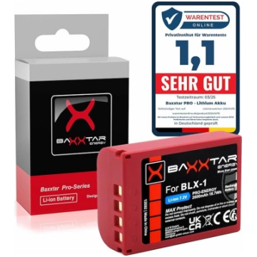Baxxtar MaxProtect BLX-1 akumulators 2600 mAh, sad