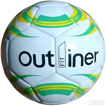 Futbola bumba Outliner, 4 izmērs, balta krās./dzel