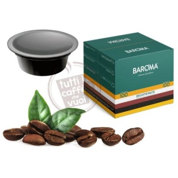 Capsule baroma decaffeinato compatibili lavazza a 