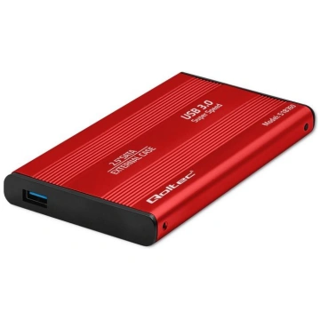 Qoltec Aluminium External Hard Drive Case HDD SSD 