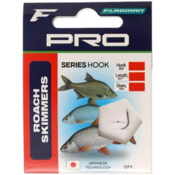 Flagman Pro Roach Skimmers Hooks N 14