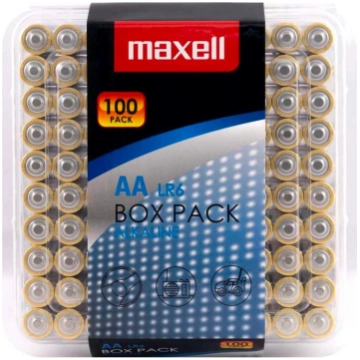 MAXELL Alkaline battery AA LR6 100 pcs. (10x10 pcs