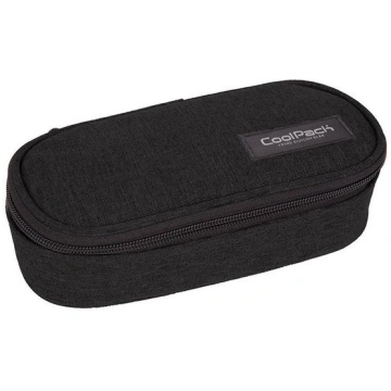 Penālis ar rāvējslēdzēju CoolPack SNOW BLACK (550-