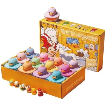 Duschball | 12 Stück mit süßen Enten | Kinder Dusc