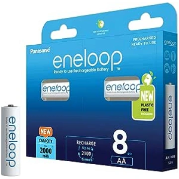 Panasonic eneloop lietošanai gatavi NiMH akumulato