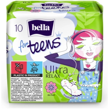 Higiēniskās paketes Bella Teens Ultra Relax, 10 ga