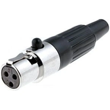 Ligzda mikrofona kabelim 3pin.mini XLR