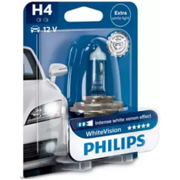 Halogēna spuldze PHILIPS WhiteVision H4 12V