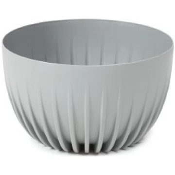 LAMELA Puķu pods Mira zems 300mm 6.3L, pelēks