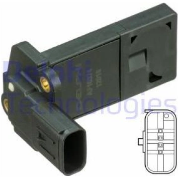 Delphi AF10374-12B1 - Gaisa masas mērītājs