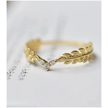Trinity Leaf Ring LAMOON
