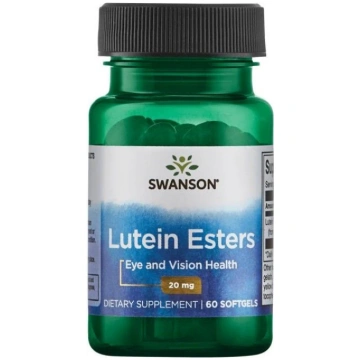 Swanson luteīna esteri, 20 mg - 60 kapsulas