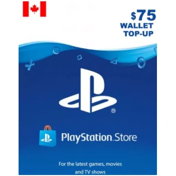 Kanāda PSN 75 CAD Dāvanu Karte Sony
