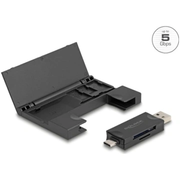 Delock Card Reader USB 5 Gbps USB Type-C™ / Type-A
