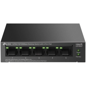 TP-Link LiteWave LS105P Unmanaged Fast Ethernet (1