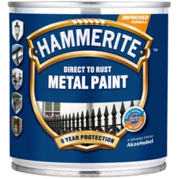 Hammerite SMOOTH Finish 2.5L Sudraba krāsa metālam