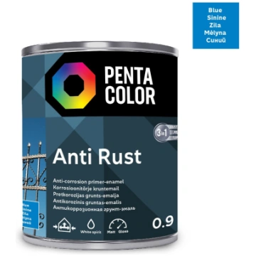 Pentacolor ANTICOR PAINT ANTI-RUST BLUE 0.9L