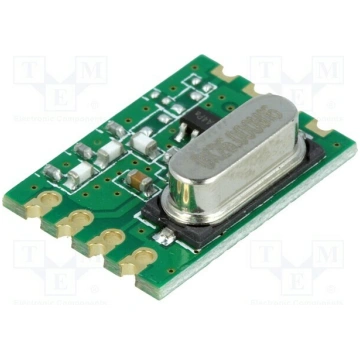 Module: RF; FM transmitter; FSK,GFSK,OOK; 433.92MH