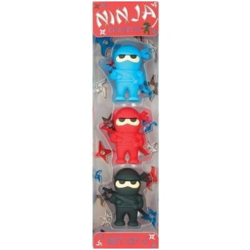 Dzēšgumijas "ninja" - 3 krāsu komplekts Nav norādī