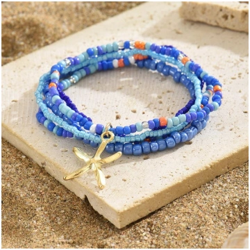 Bohemian Starfish Anklet Set For Women Handmade Co