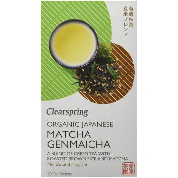 Clearspring BIO Japānas zaļā tēja Matcha Genmaicha