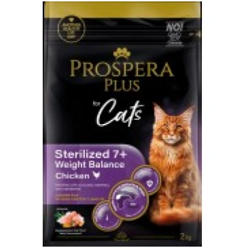 Barība kaķiem – Prospera Plus Sterilized 7+ Chicke