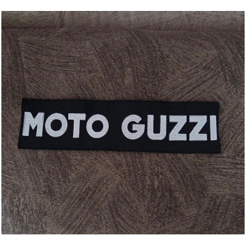 Patch Toppa Moto Guzzi 27x7cm Ricamata Termoadesiv