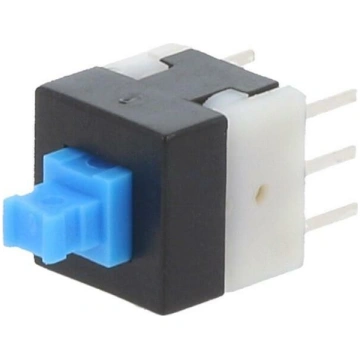 Switch: push-button; Pos: 2; DPDT; 0.1A/30VDC; Ill
