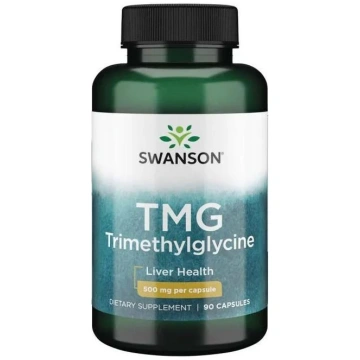 Swanson TMG (trimetilglicīns) 500 mg - 90 kapsulas