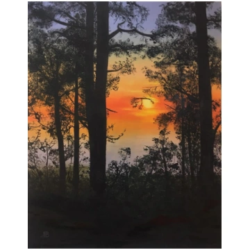 Glezna Pabažos, izmēri: 80x60cm, a/e, 2018