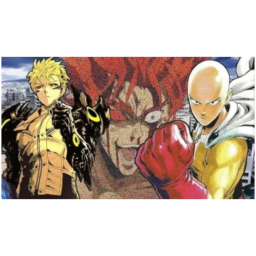 Puzle One Punch Killer Manga Koka puzle Pieaugušai