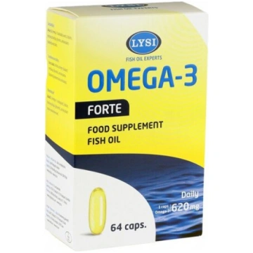 Uztura bagātinātājs LYSI Omega-3 Forte 1000 mg, N6