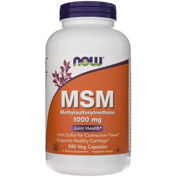 Now Foods NOW FOODS MSM 1000 mg – 240 kapsulas