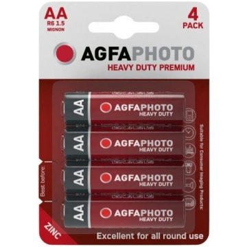 Baterijas, AgfaPhoto Heavy Duty AA R6 (4 gab.)