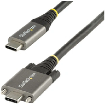20" 50cm Side Screw Locking USB C Cable 10Gbps USB