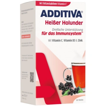 ADDITIVA Karstais plūškoks+C vitamīns+cinks+D3 vit