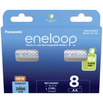 PANASONIC ENELOOP BK-3MCDE/8BE AA 2000 MAH 8 PCS B