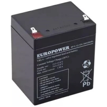 Svina-skābes AGM akumulators europower EUROPOWER E